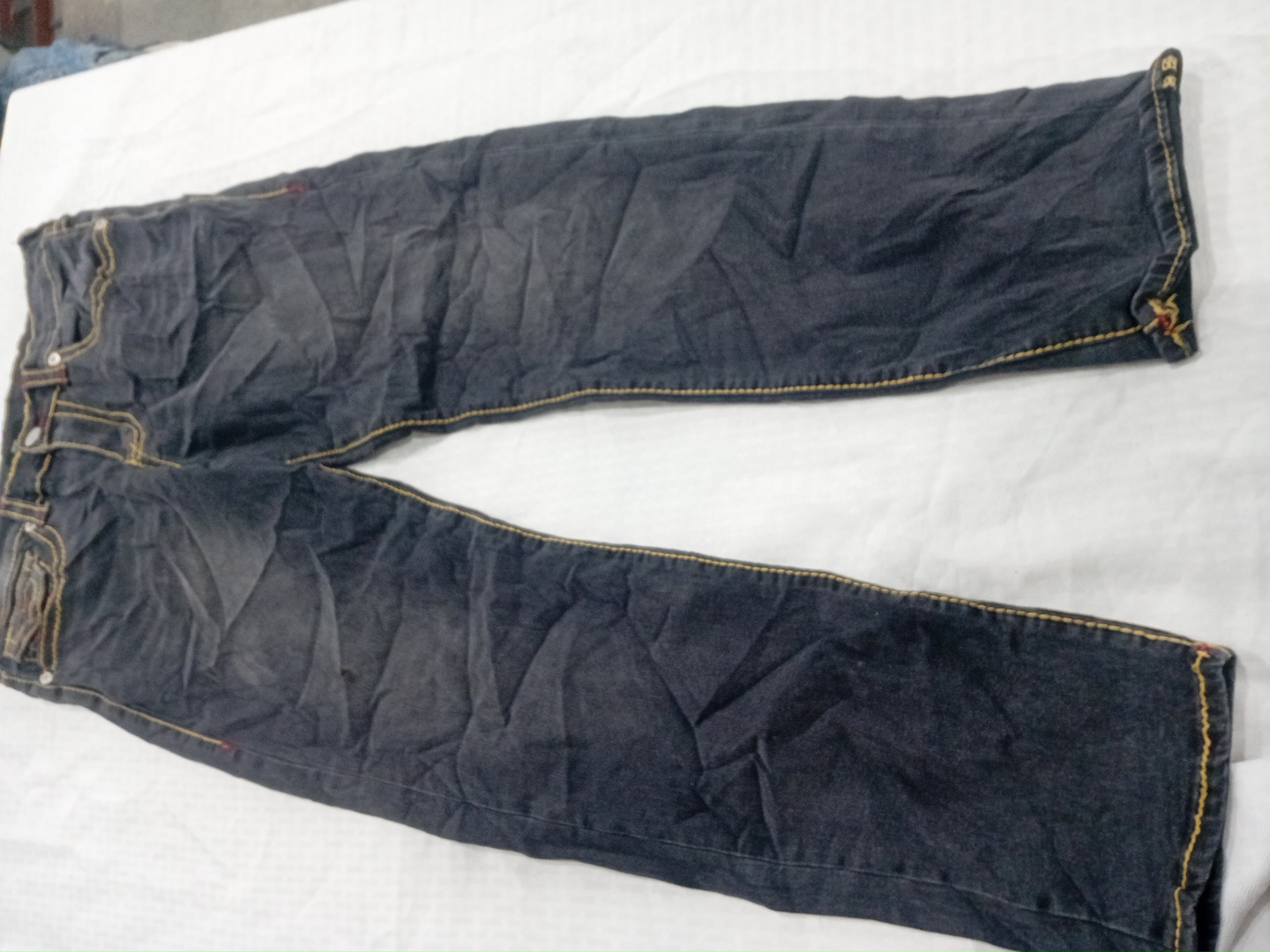 True Religion Low-Rise Bootcut Jeans in Dark Wash ..