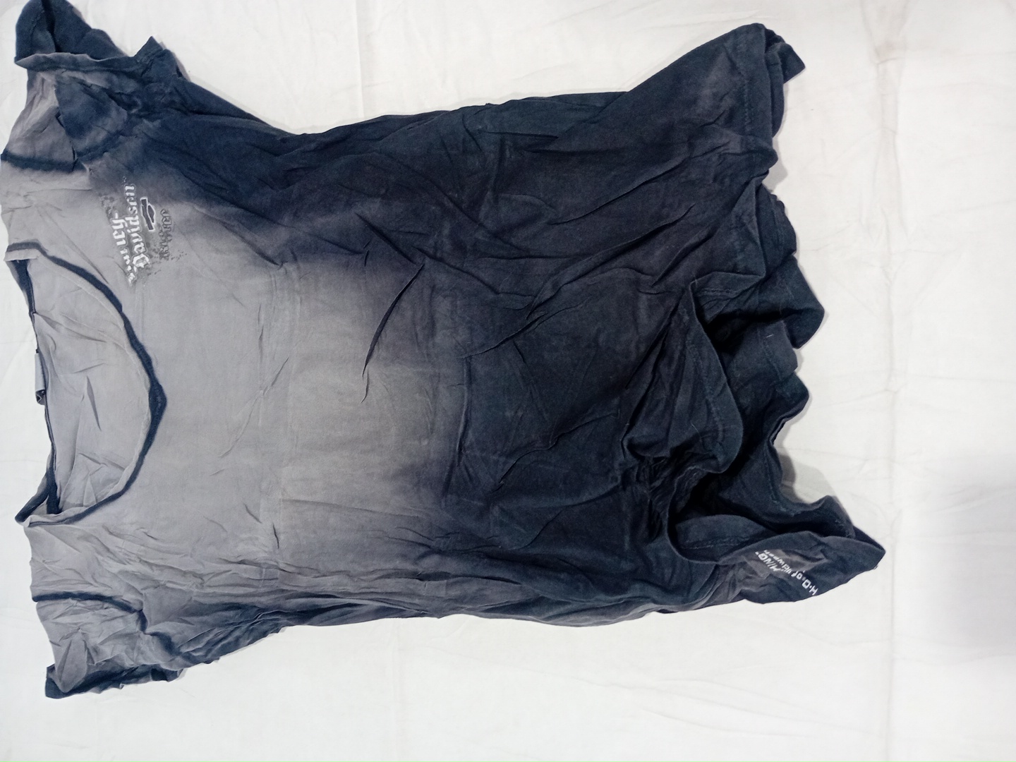 T-shirt imprimé gris délavé Harley-Davidson XL