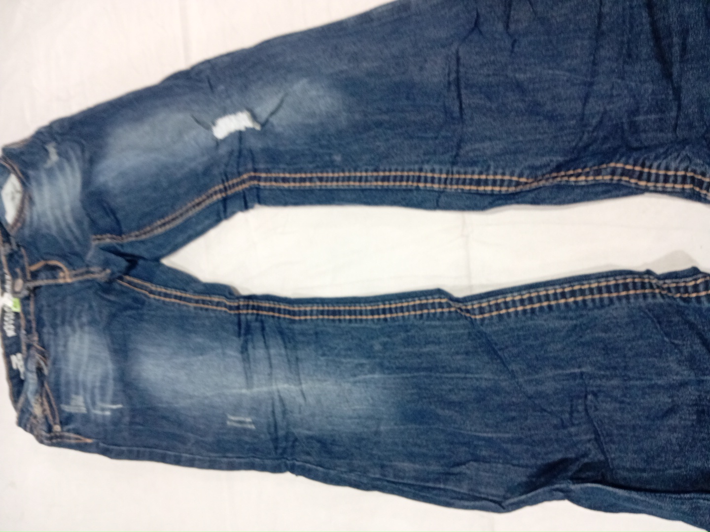 Diesel Low-Rise Distressed Flare Jeans in Medium W..