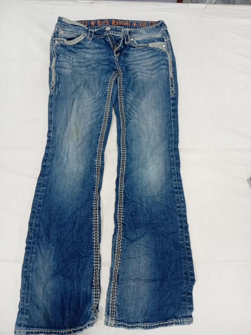 Rock & Republic Low-Rise Bootcut Denim Jeans with ..