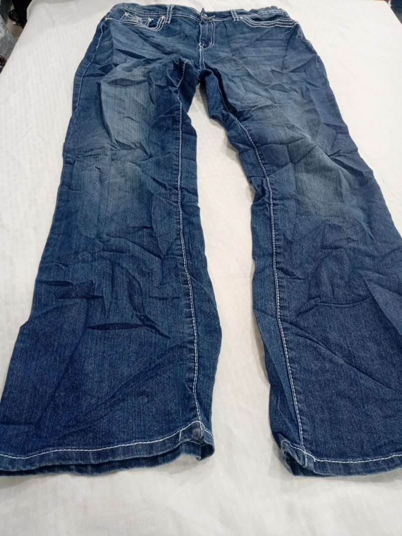 Vintage Earl Jean Low-Rise Bootcut Denim Jeans Siz..