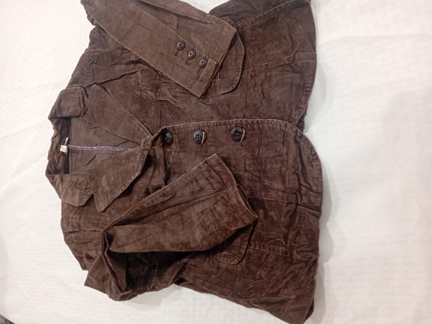 Women's St. John's Bay Brown Stretch Corduroy Blaz..