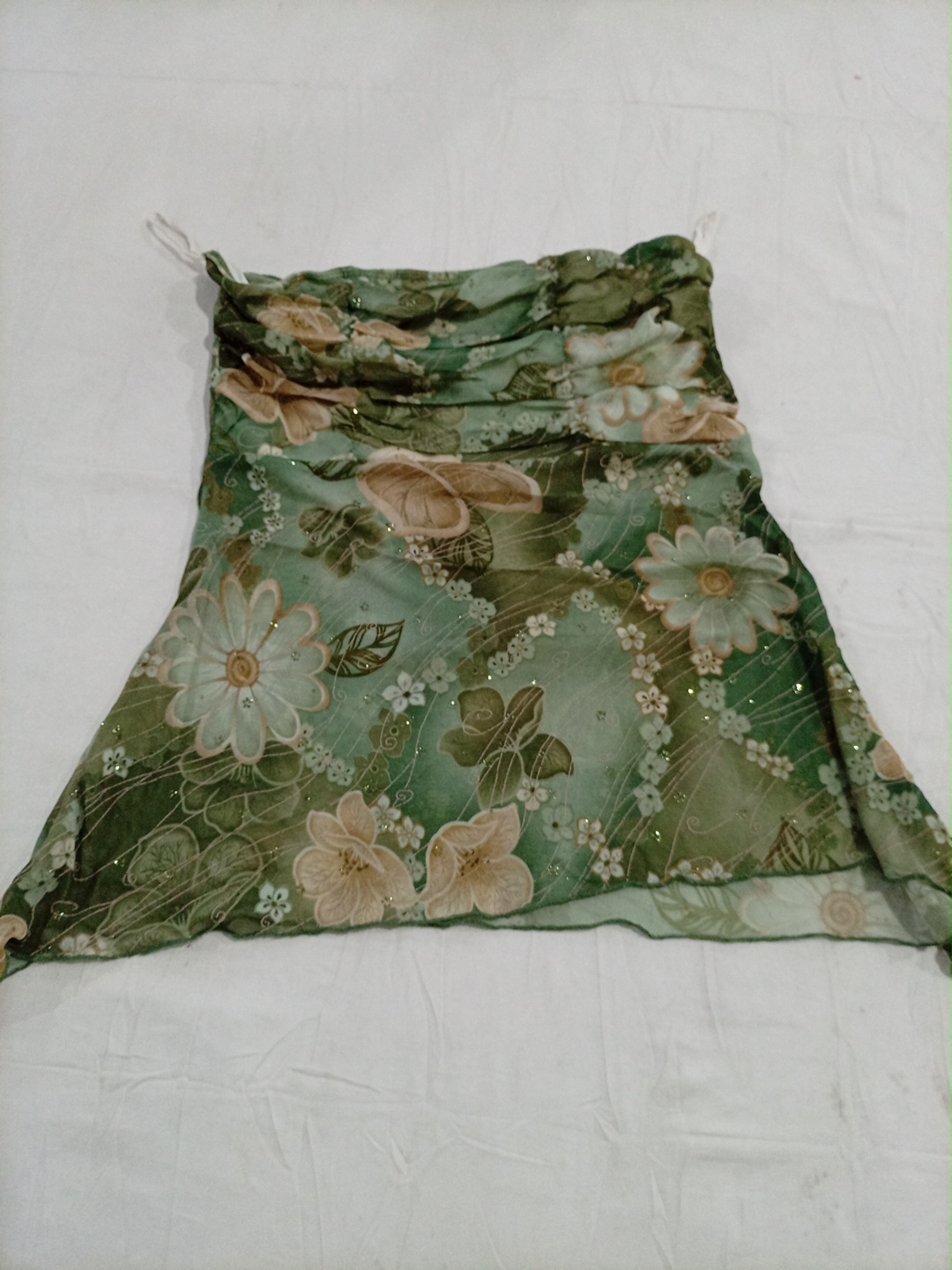 Blouse Bundle 10 Pc Women's Printed Sheer Tops Mul..