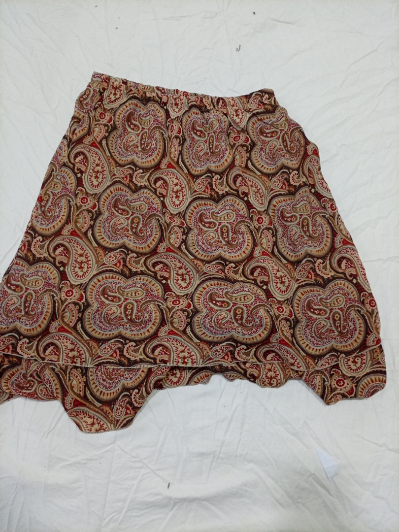 Bohemian Paisley Print Wide-Leg Palazzo Pants