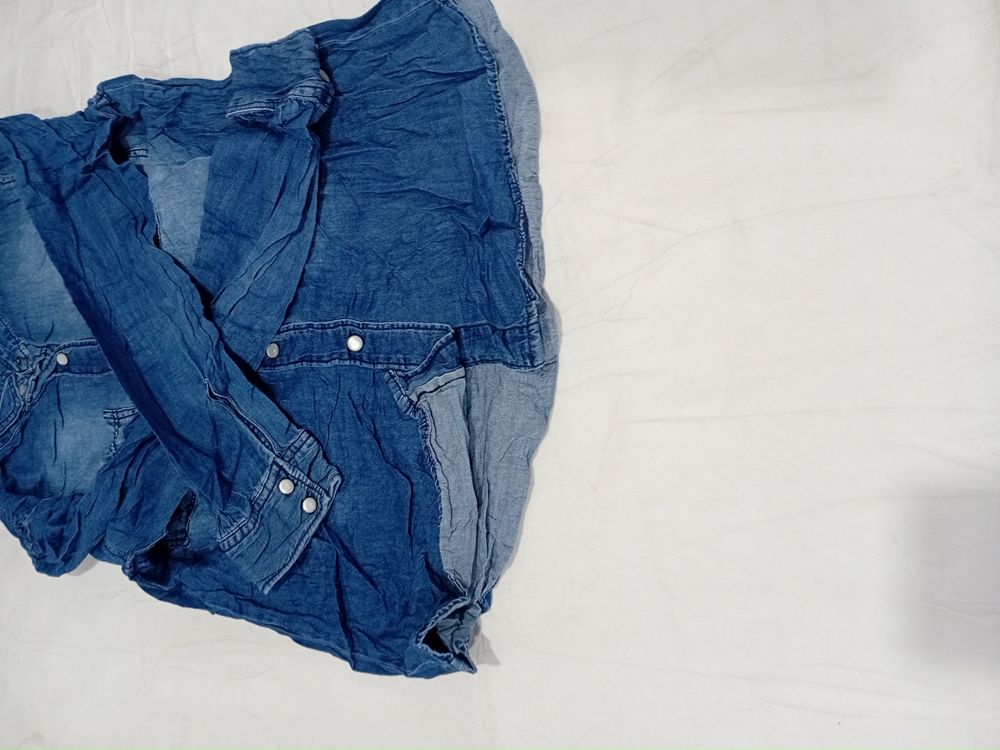 Mud Blue Denim Jacket Long Sleeve Button-Up