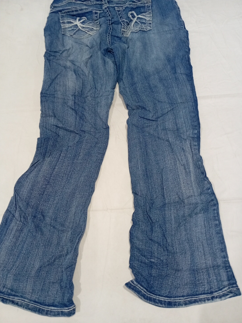 Wallflower Blue Flare Denim Jeans with Pocket Deta..