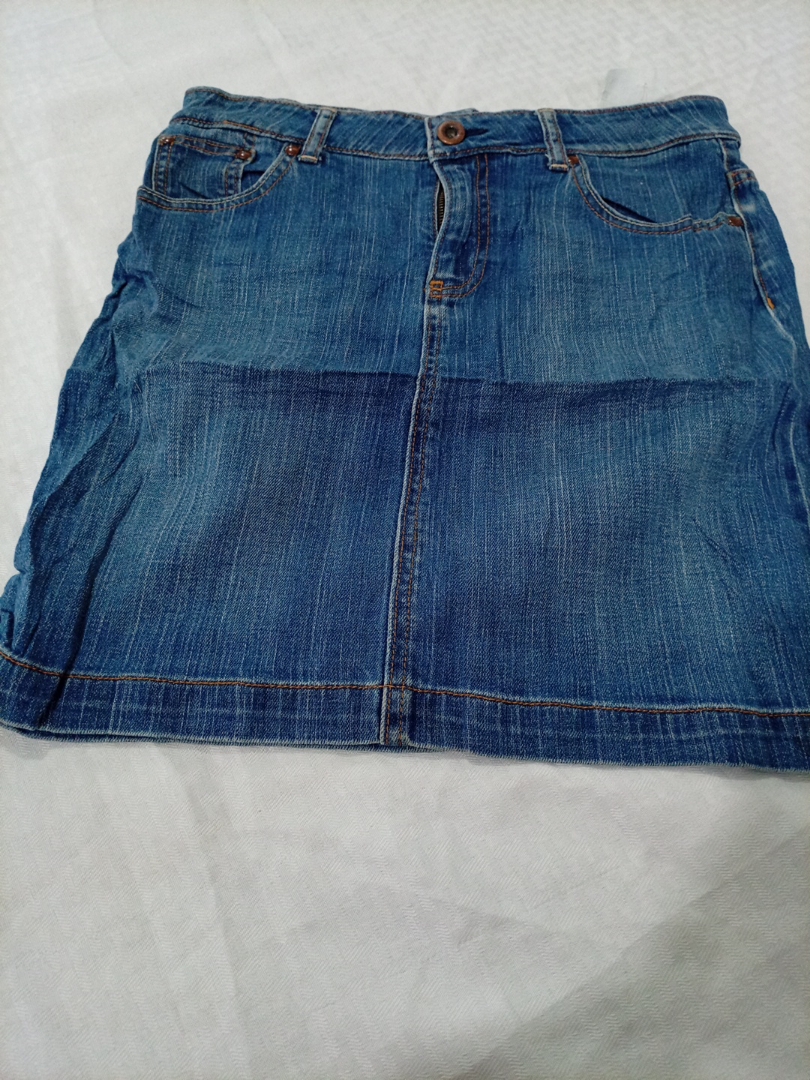 Gap Blue Denim Mini Skirt