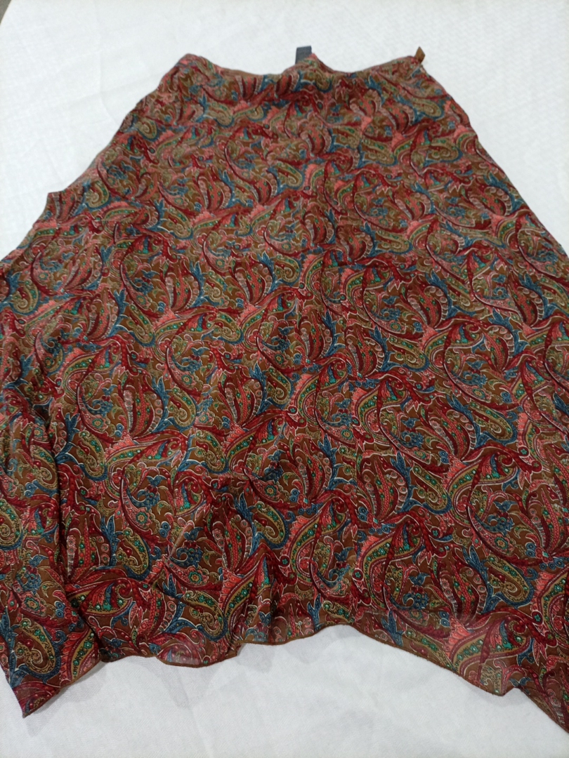 Liz Claiborne Multicolor Paisley Print Flowy Maxi ..