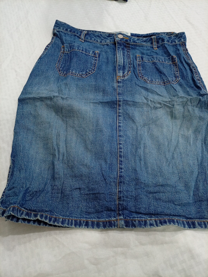 Old Navy Blue Denim Mini Skirt Size 8