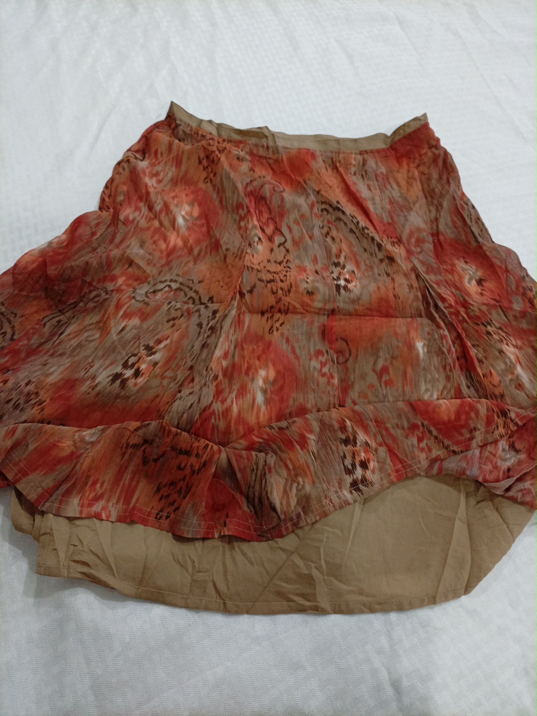 Worthington Animal Print Polyester Mini Skirt