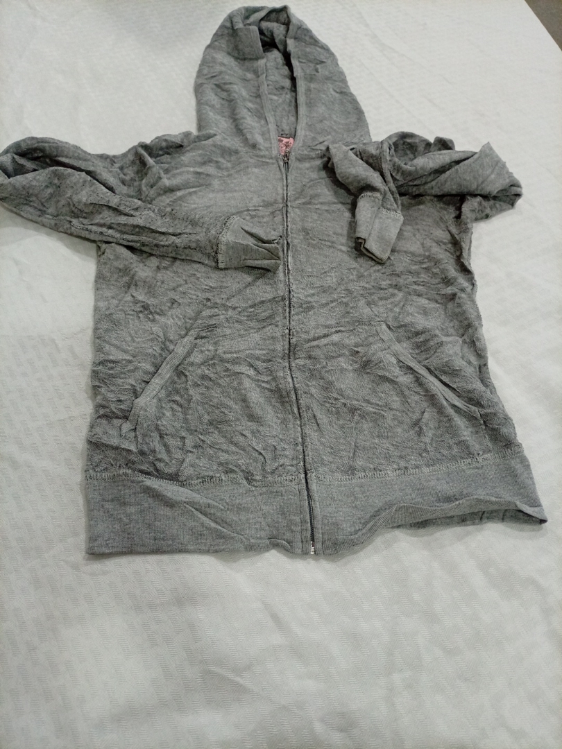 Juicy Couture Gray Zip-Up Hoodie Size S