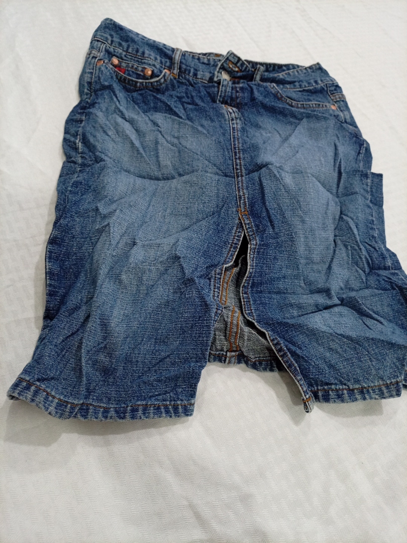 Vintage Paris Blues Low-Rise Denim Mini Shorts