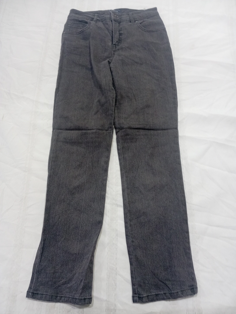 Charter Club Petite Straight Leg Gray Denim Jeans