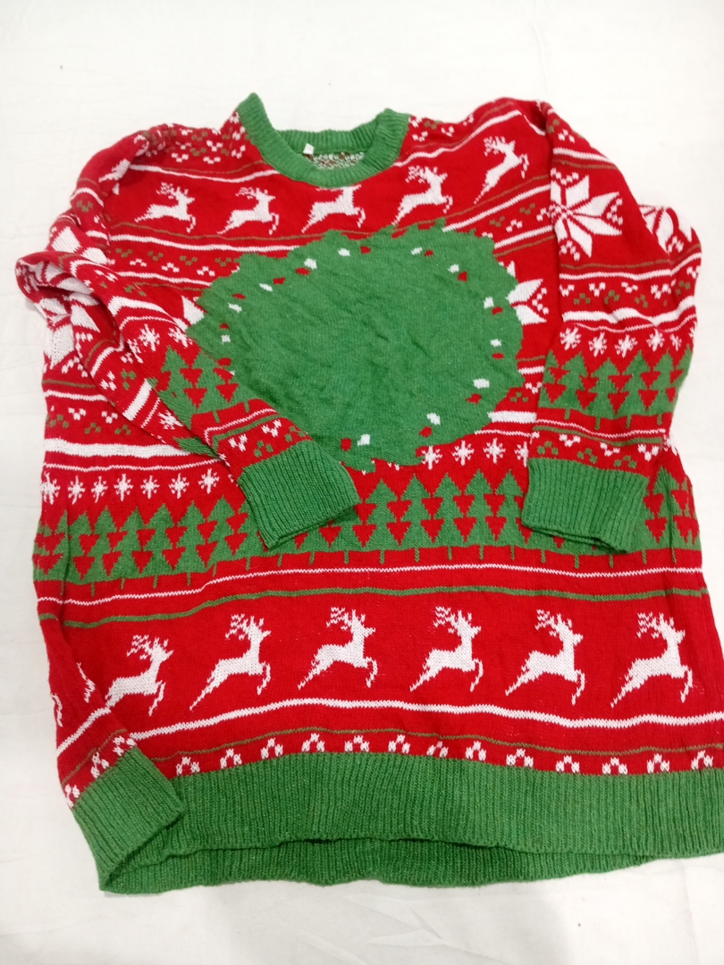 Christmas Sweater Bundle - 10 Unbranded Festive Kn..