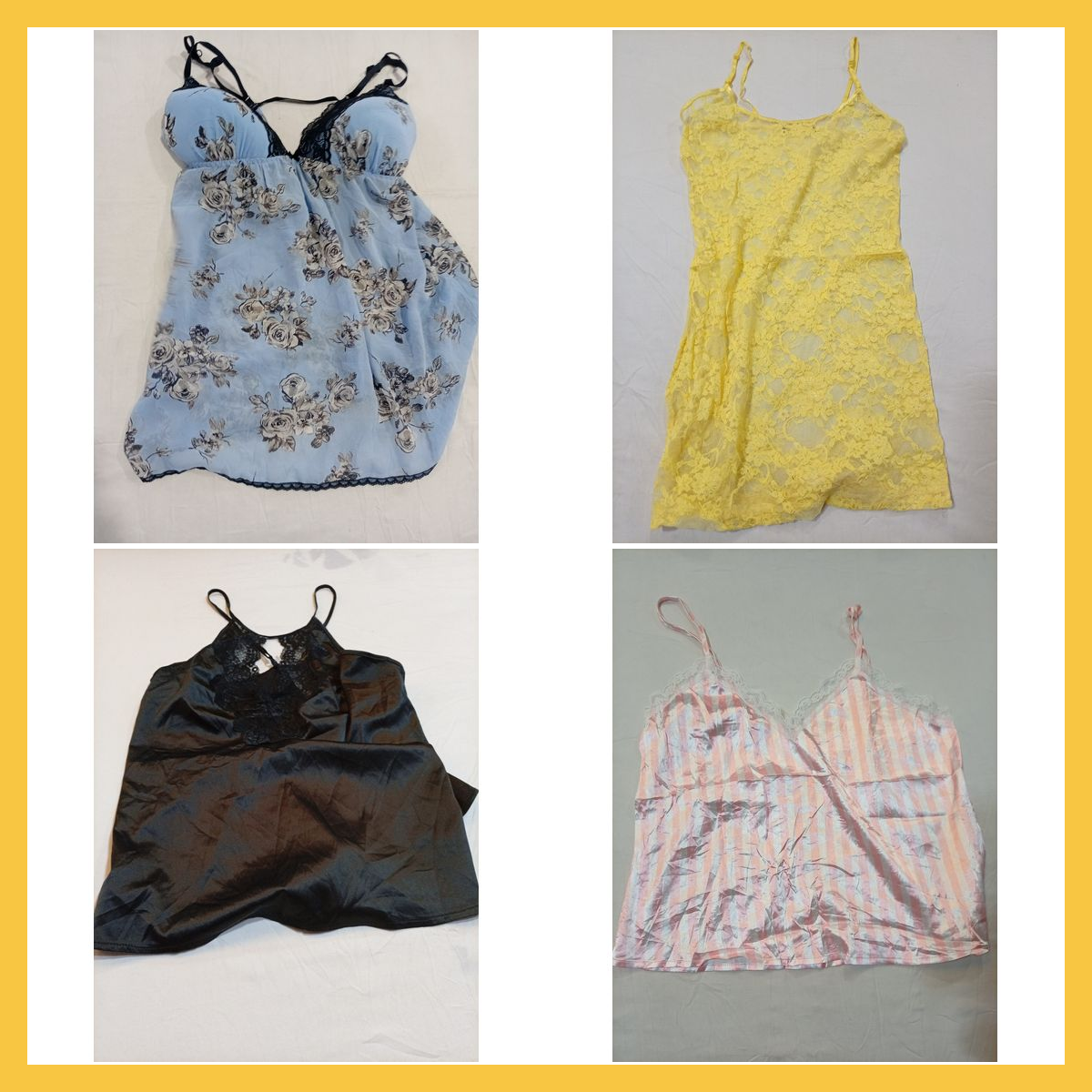 Lace Camisole Bundle 10 Piece Lace Trim Chemises &..