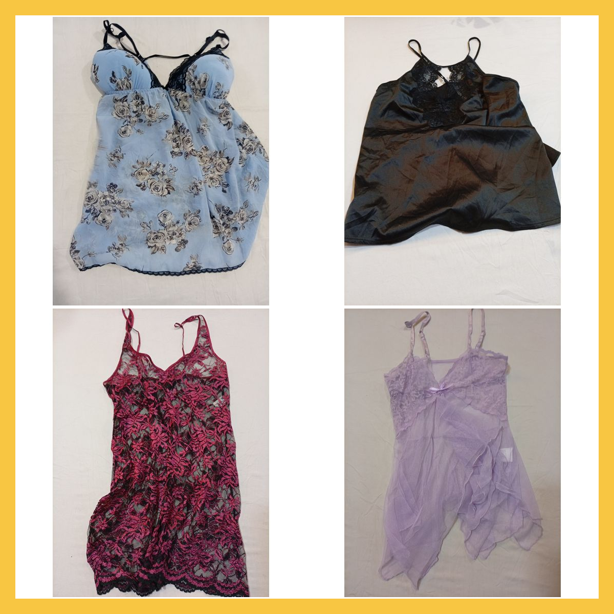 Ensemble de Camisoles en Dentelle 11 Pièces Hauts ..