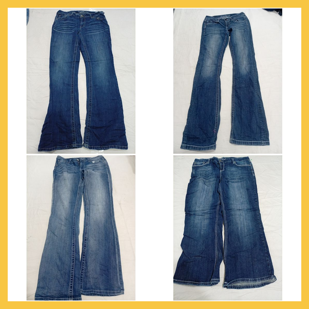 Maurices Jeans Bundle 6pcs Bootcut Flare Ladies De..