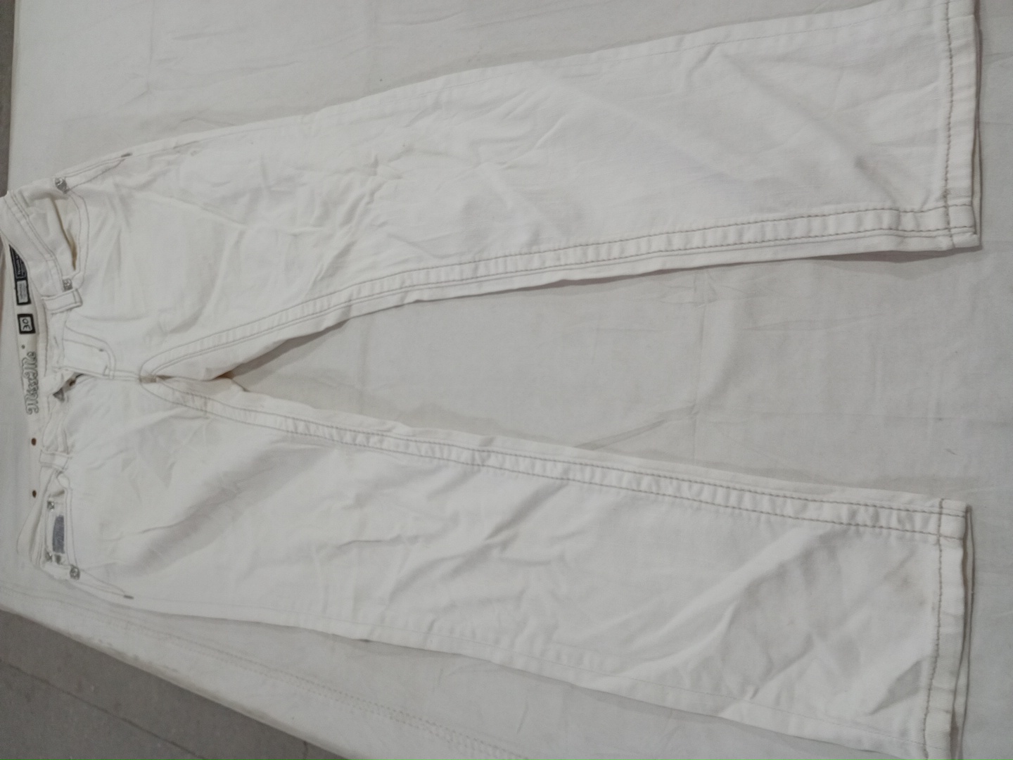 Miss Me White Bootcut Jeans