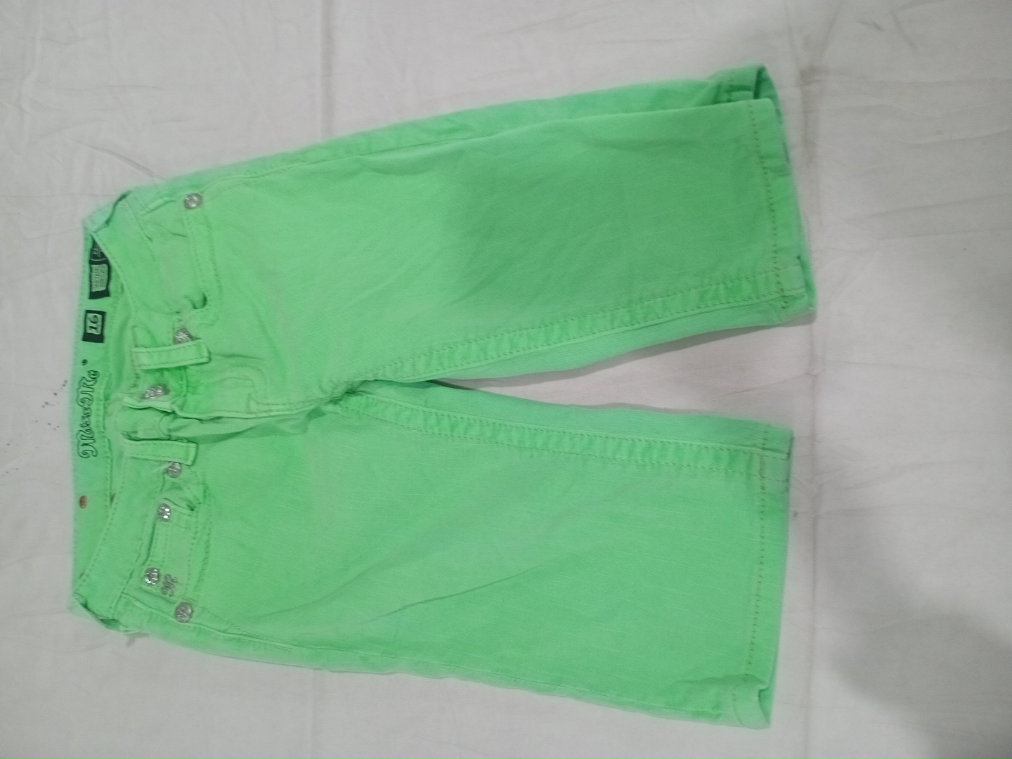 Shorts en denim embellis Miss Me Green