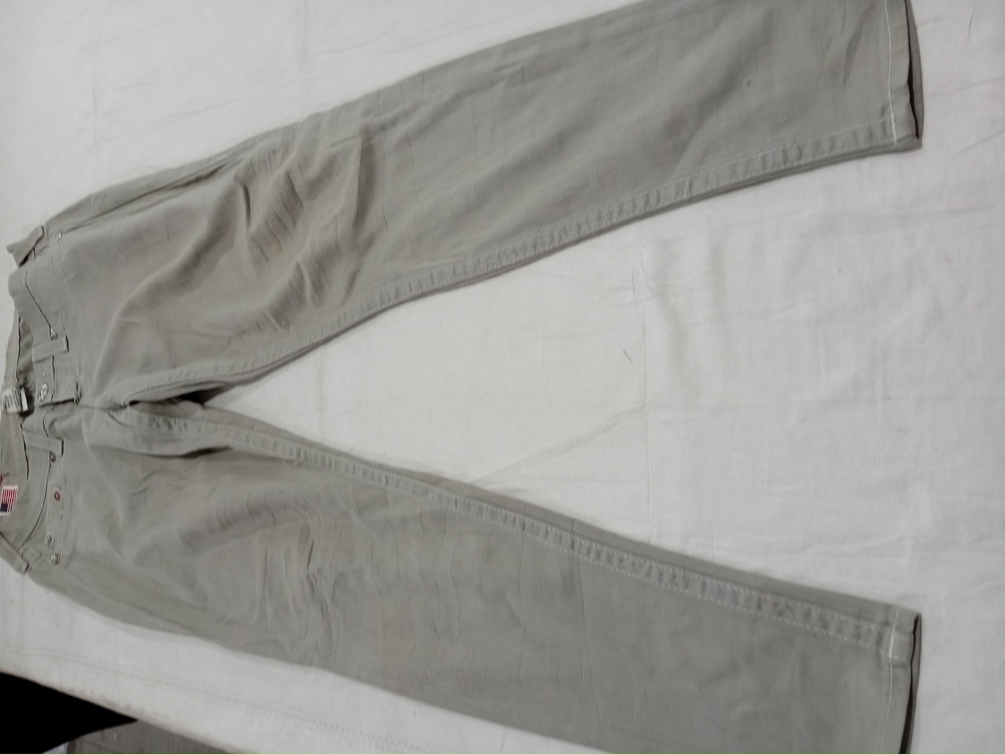 True Religion Grey Straight Leg Jeans