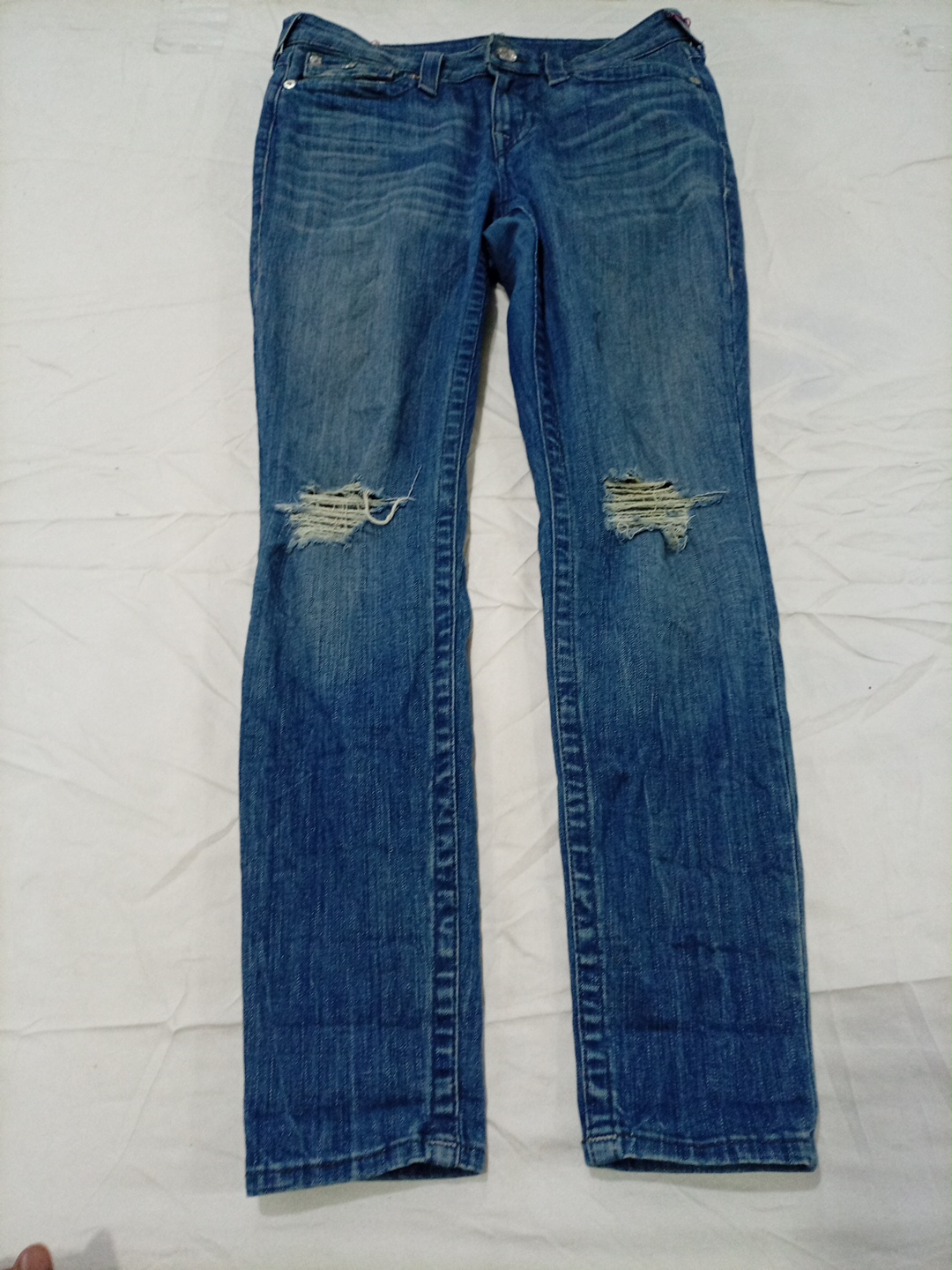 True Religion Distressed Skinny Jeans
