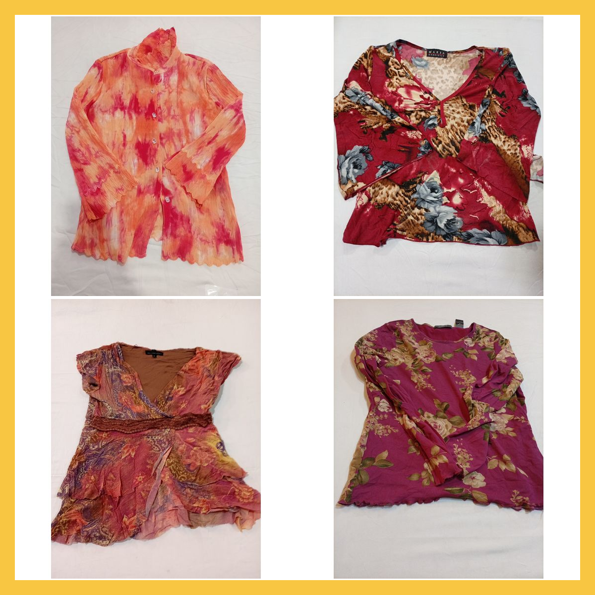 Designer Printed Blouse Bundle - Essentials, Maria..