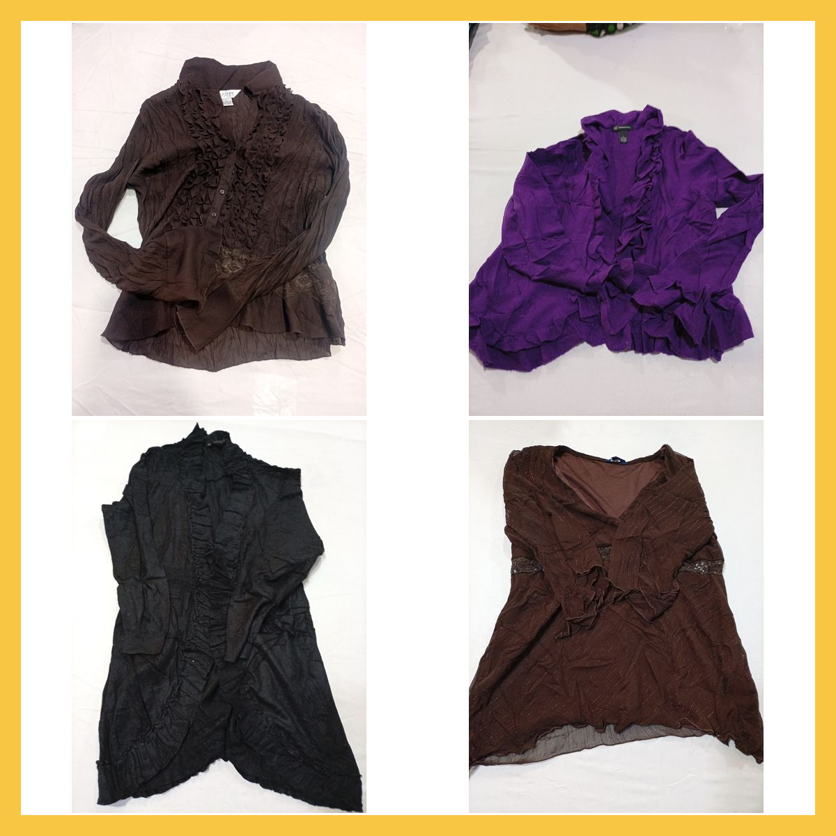 Ensemble de blouses à volants : Allison Taylor, IN..