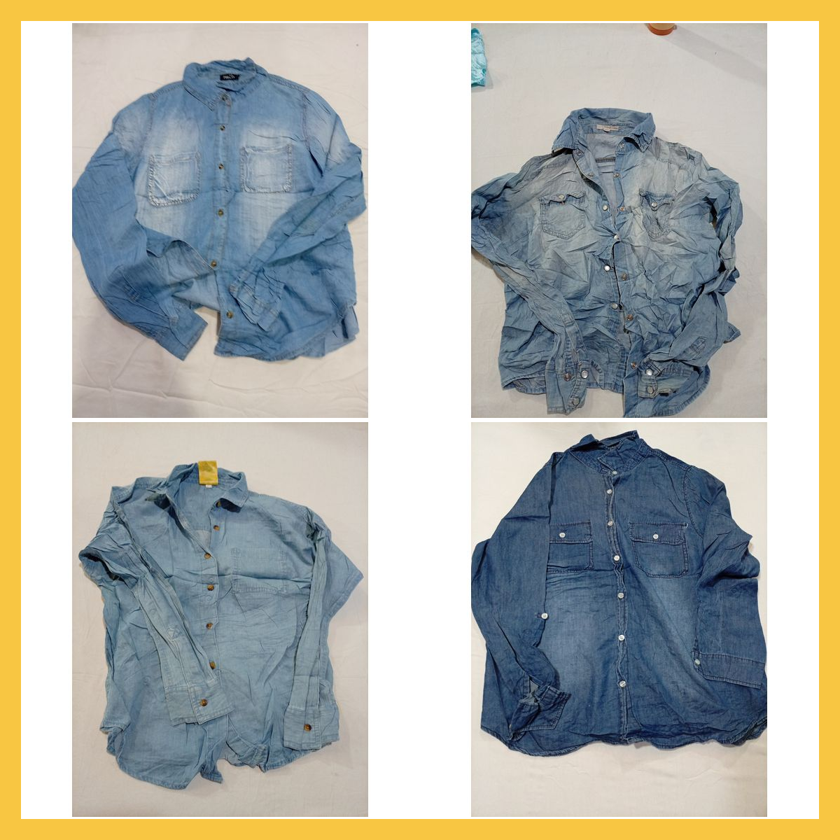 Denim Shirt Bundle - 15 Pc Mix of rue21, Gap, Expr..
