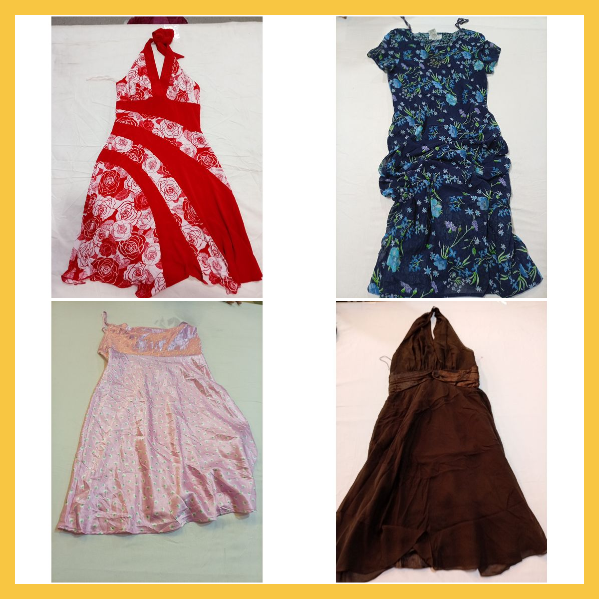 Wunderschönes Mini-Kleid Paket - 6 Teile Klassisch..