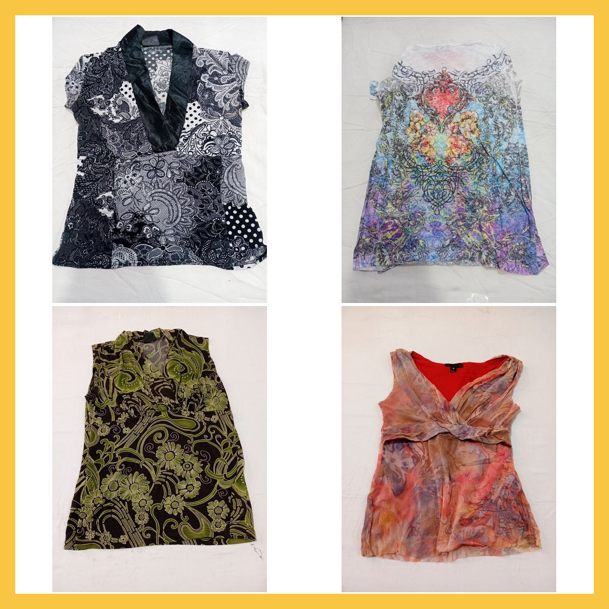 Sonia, Tipsy & More Printed Blouse Bundle 13pcs Wo..