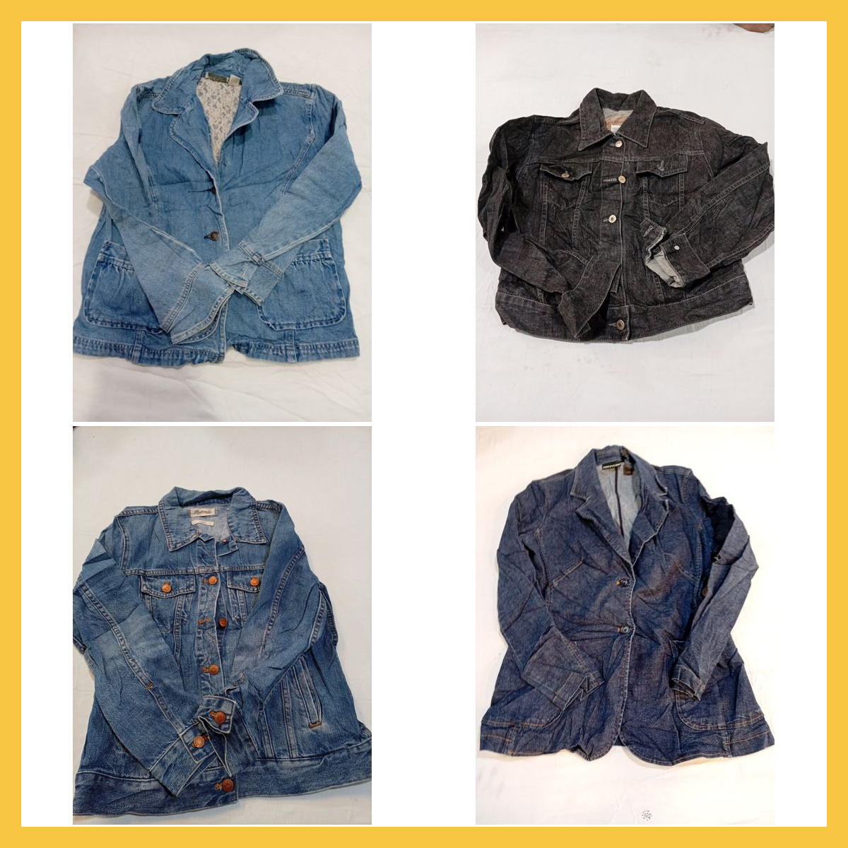 Denimjacken-Bundle - 15 Stk J.Jill, Madewell, Dies..