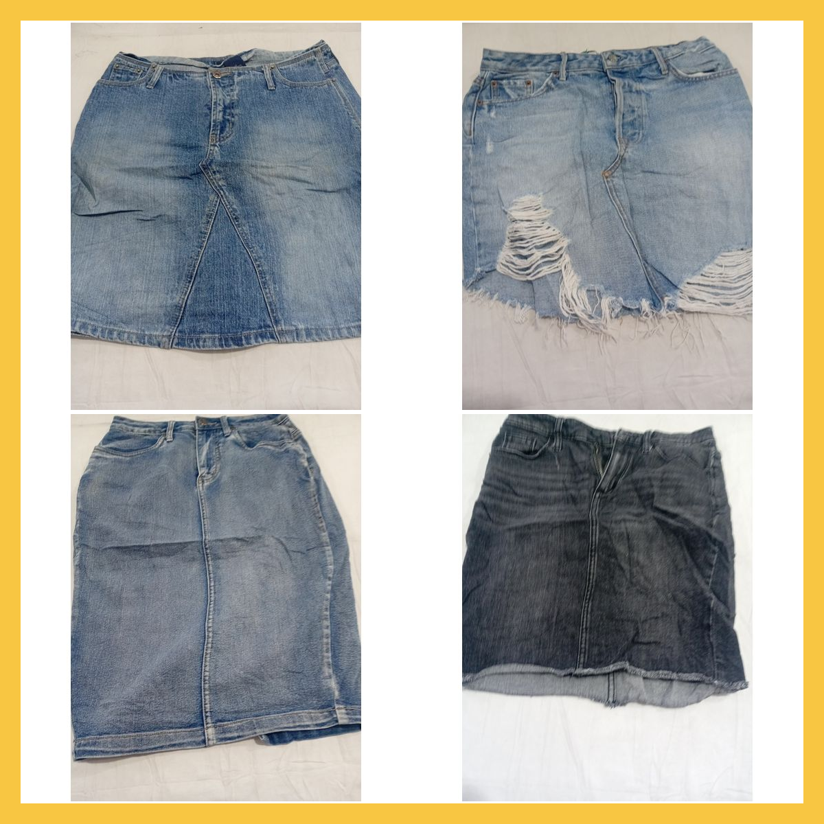 Levi's Denim Mini Skirt Bundle 7pcs Lot