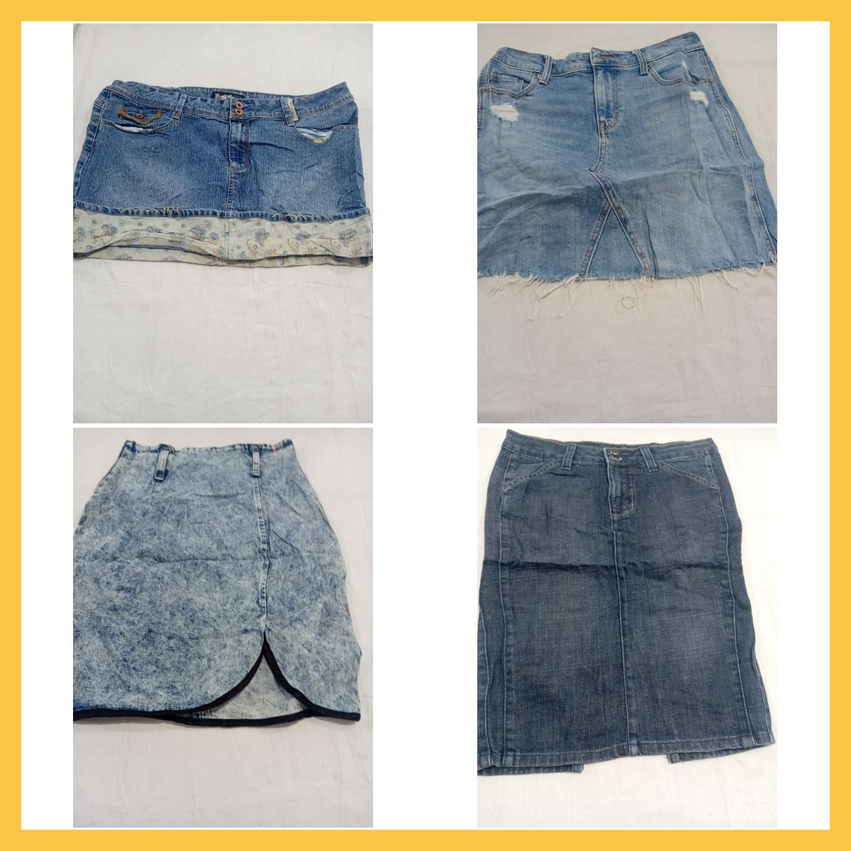 Denim Mini Skirt Bundle 7pcs Unbranded Denim Skirt..