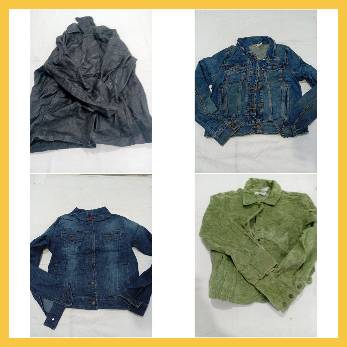 Jacket Bundle - 7pcs Mix Denim Leather Corduroy Ho..