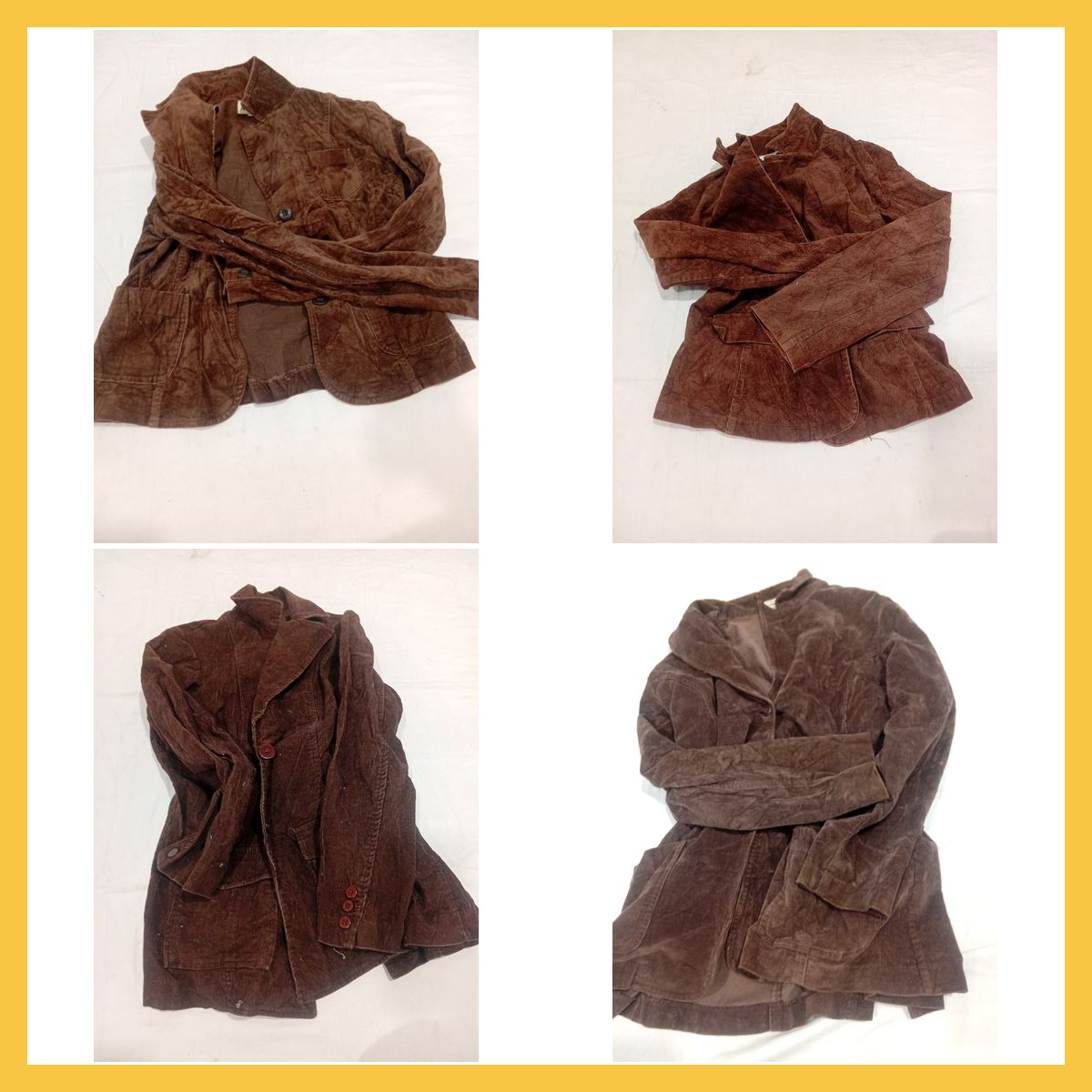 Bundles aus Corduroy- und Wildlederjacken - 7-teil..