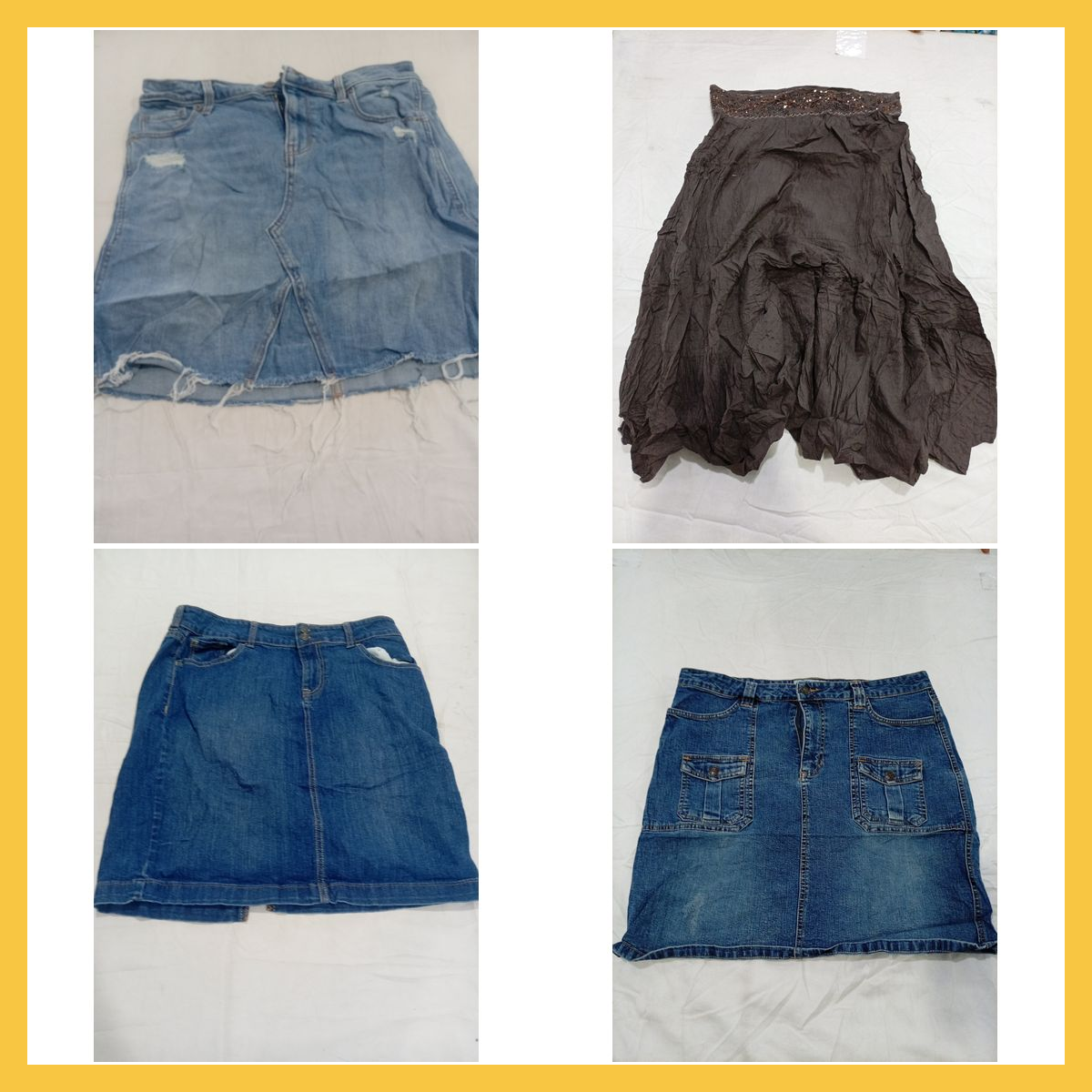 Old Navy Denim Skirt Bundle 7pcs Mini Midi Mix