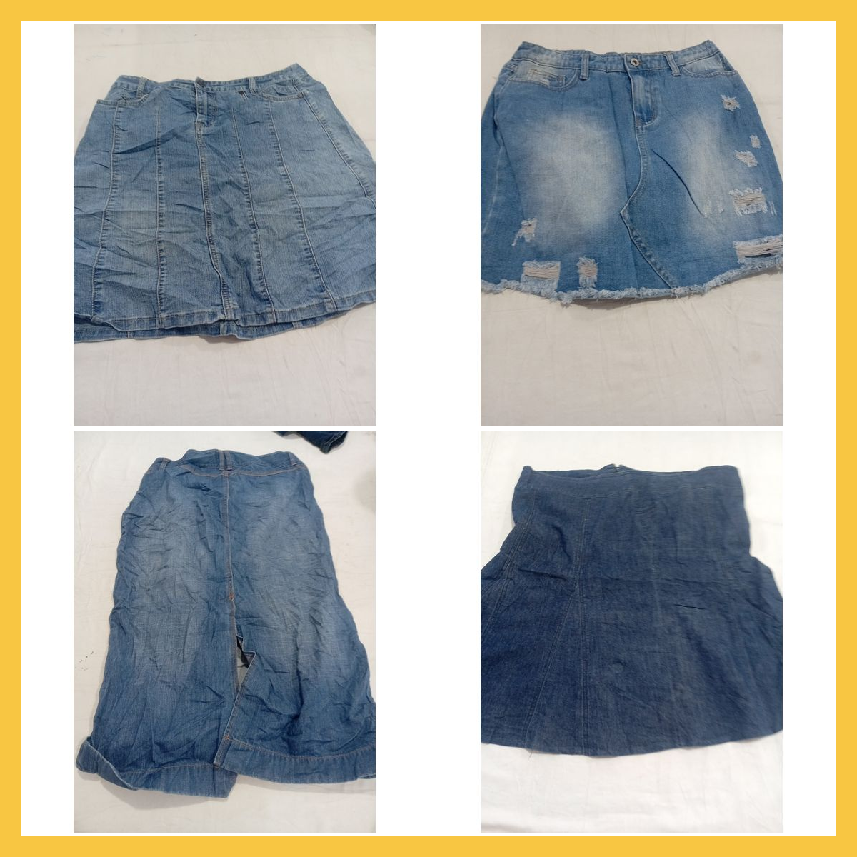 Unbranded Denim Skirt Bundle 7pcs Mini Maxi Skirts