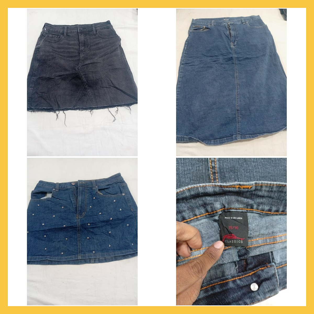Ensemble de jupes en denim Levi's 7 pièces mini mi..