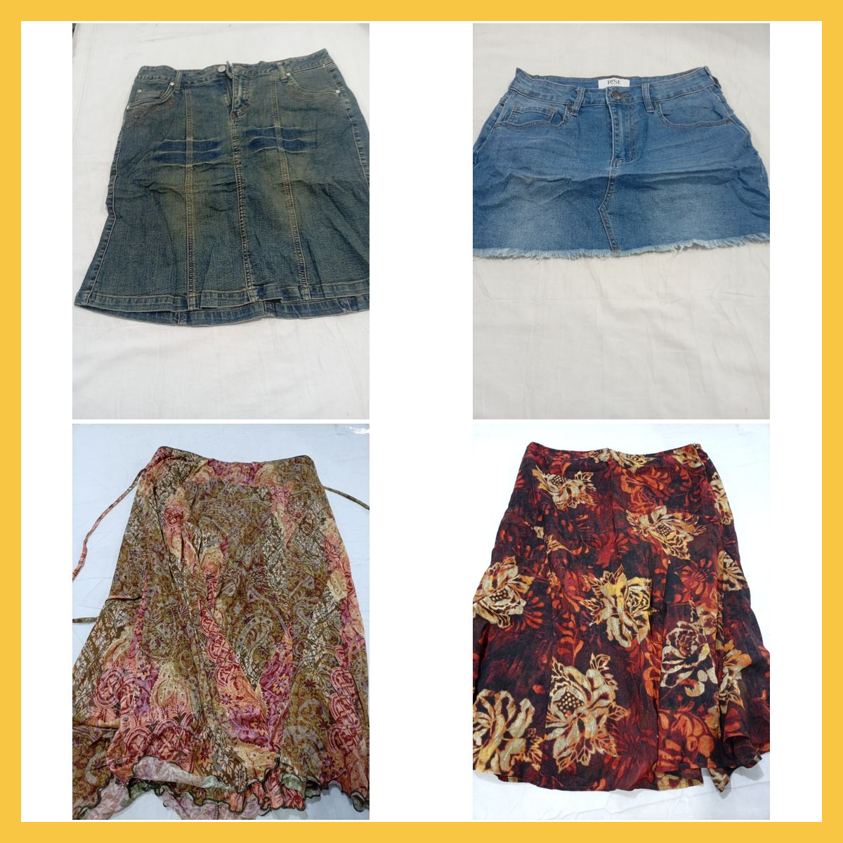 Quiksilver RISE RQT ROMWE Jupe Bundle Denim Midi M..