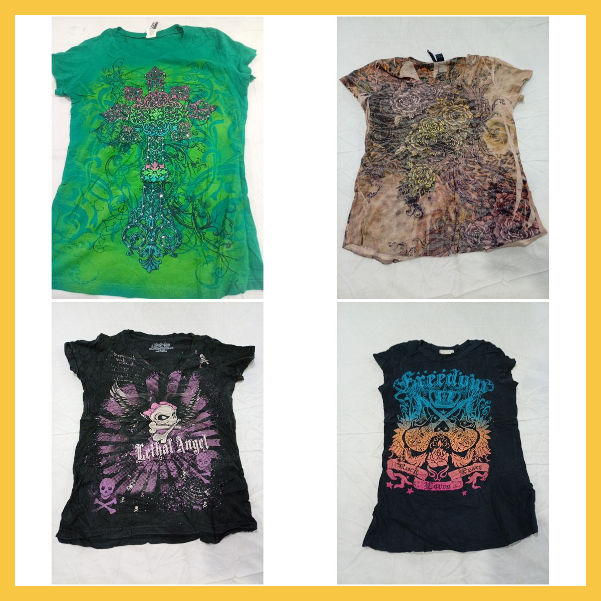 Designer Printed Tee Bundle Ransom Saint Laurent L..