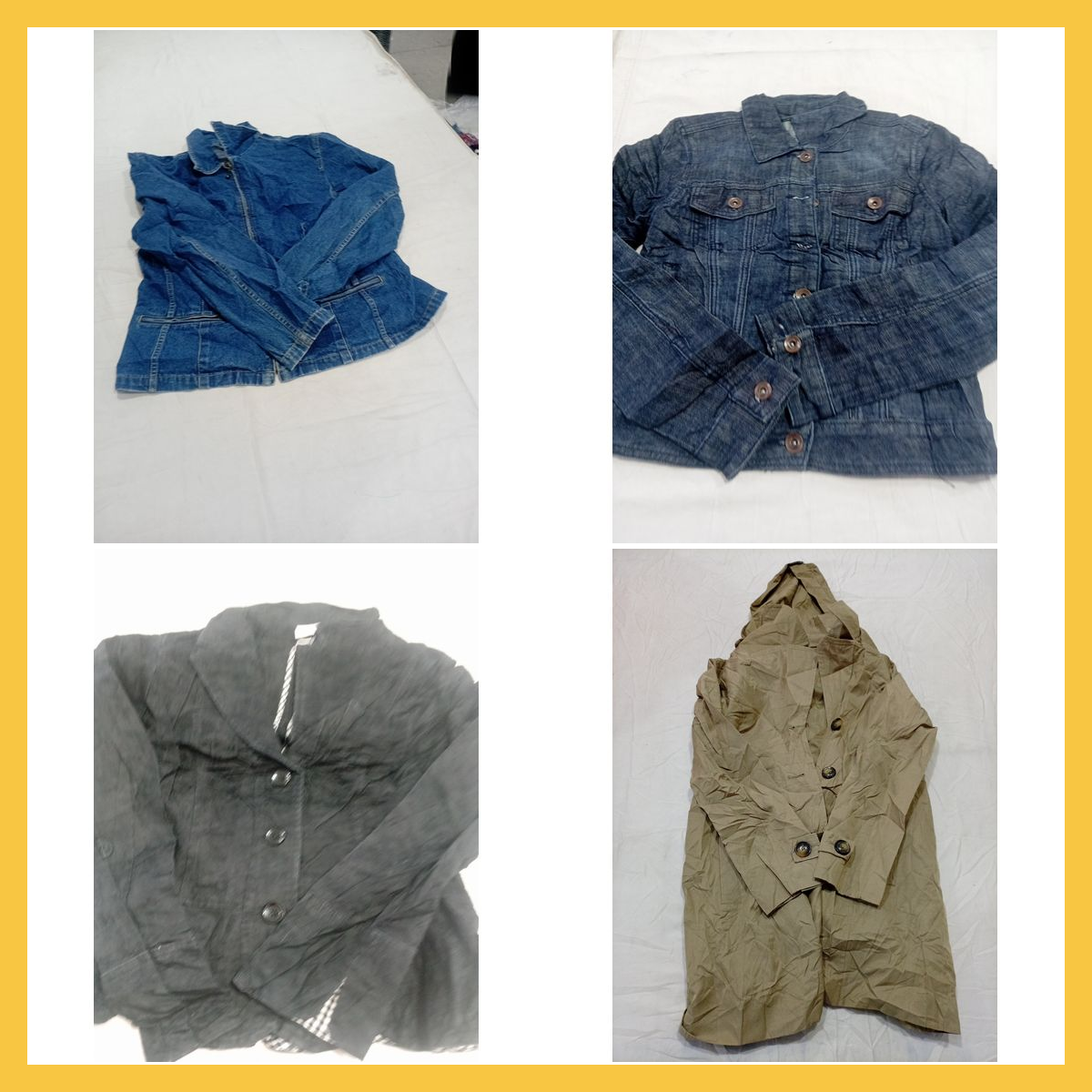 Lizwear Mango London Fog Denim Corduroy Jacket Bun..