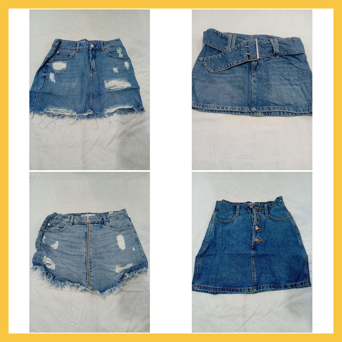 Garage Denim Mini Skirt Bundle 5pcs Denim Skirts