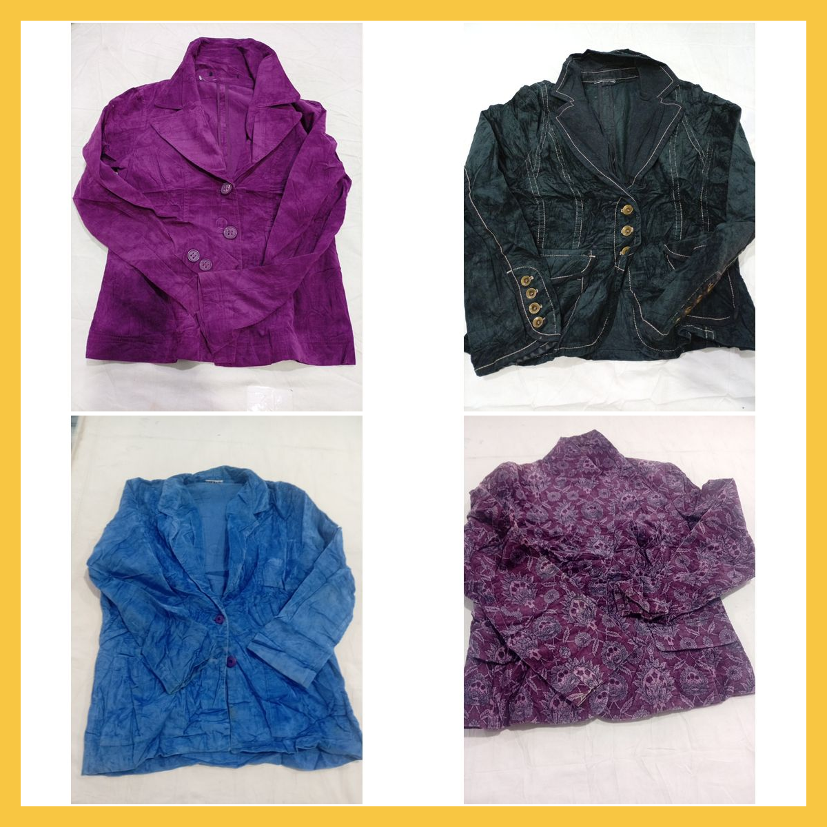 Corduroy & Velvet Blazer Bundle 7pcs Blazers Assor..