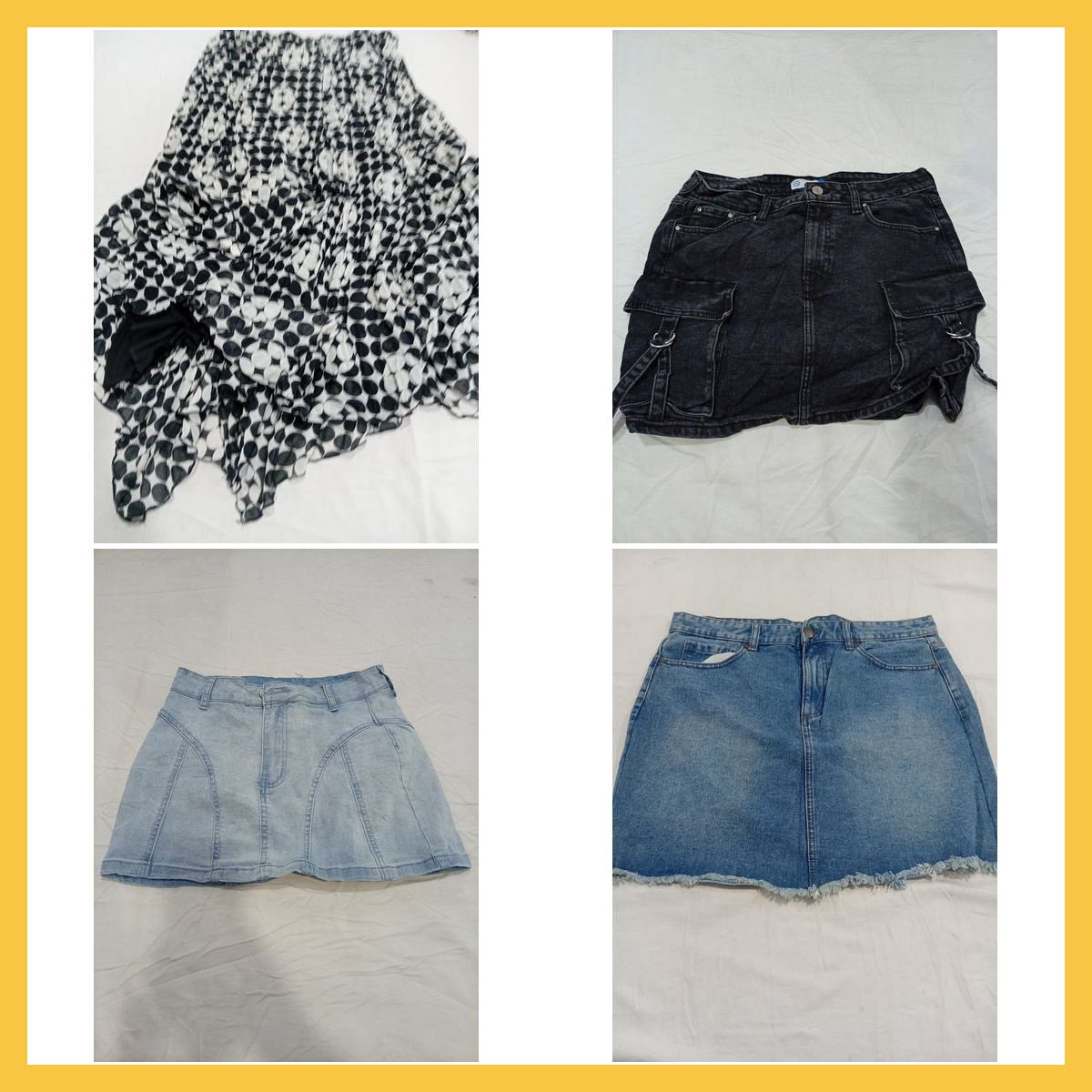 H&M Skirt Bundle 10pcs Denim & Midi Skirts