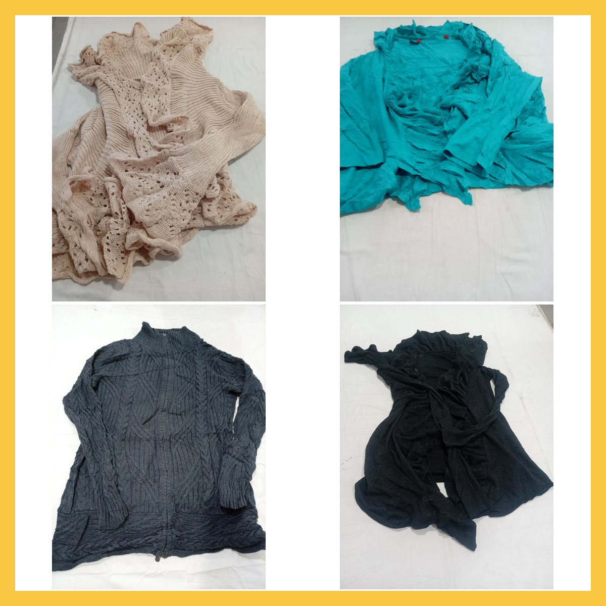 Strickcardigan-Bundle 8 Stück Unmarkiert Verschied..