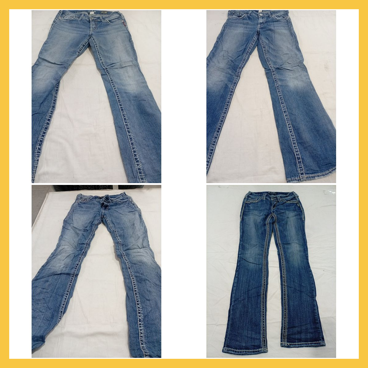 Silver Jeans Denim Bundle - 8 Piece Flare Bootcut ..