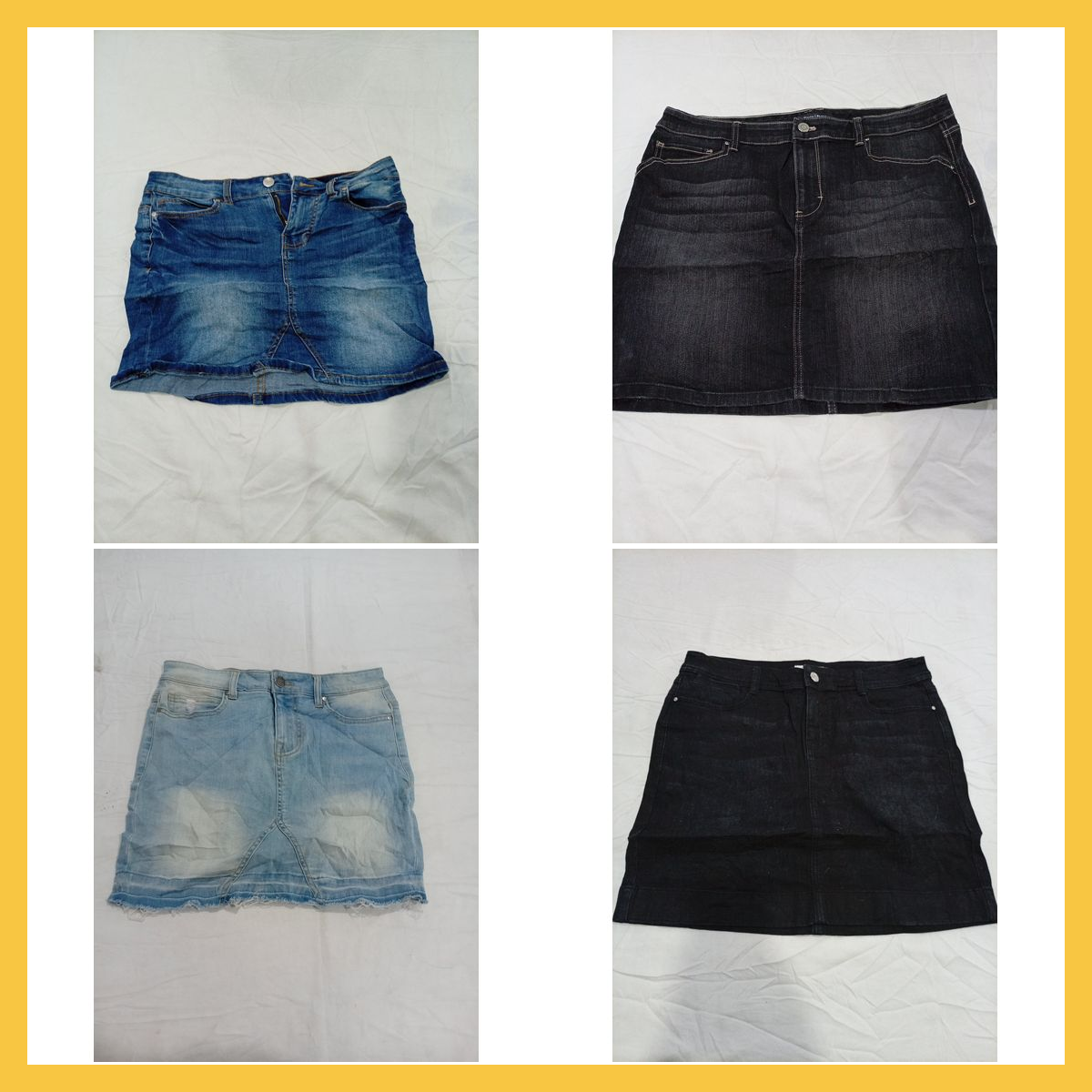 Ensemble de jupes en denim Wildfox & WHBM 7 pièces..