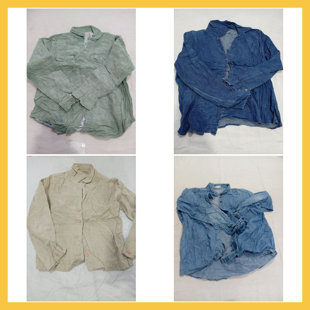 St John's Bay & Denim Shirt Bundle - 7 Pc Workwear..