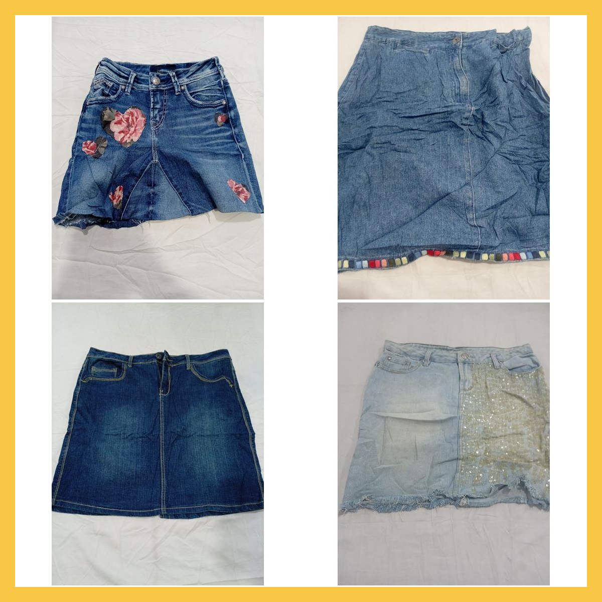 Lot de 12 jupes en denim Guess - Styles multiples