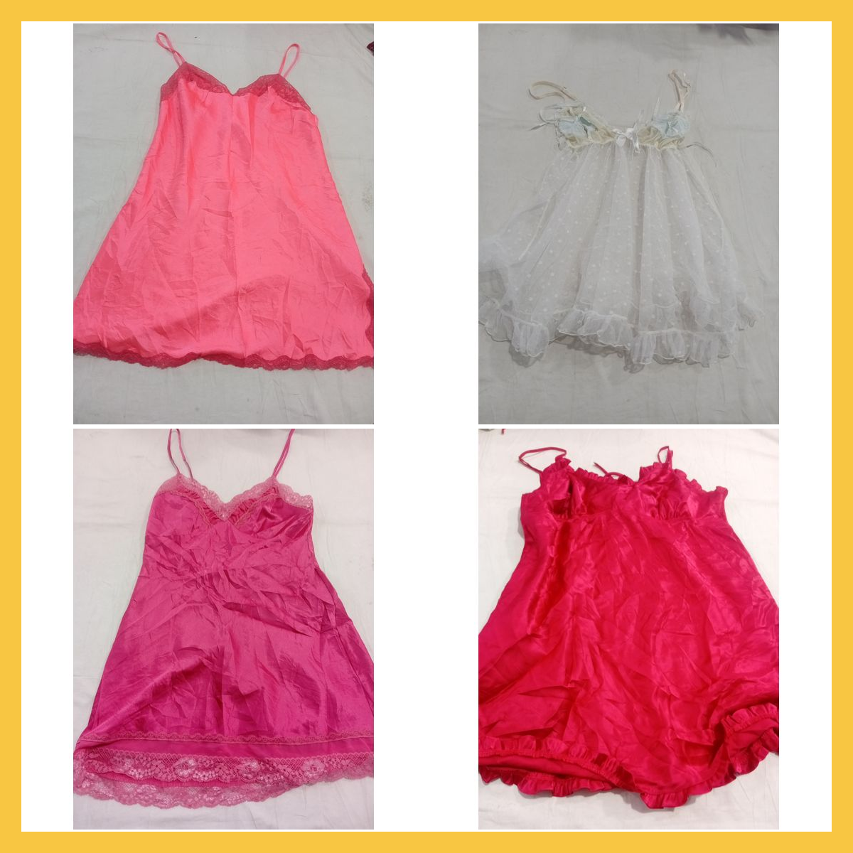 Victoria's Secret Slip Dress Bundle 15pcs Satin La..